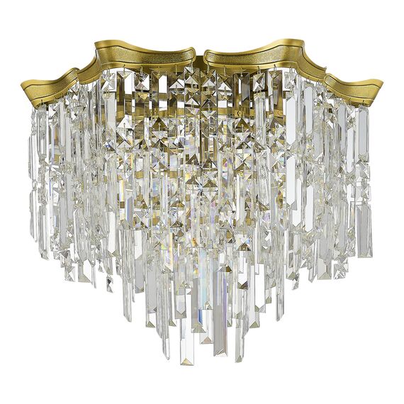 SL1659.302.10 Светильник потолочный ST-Luce Латунь/Прозрачный E14 10*60W OFELIA, изображение 2