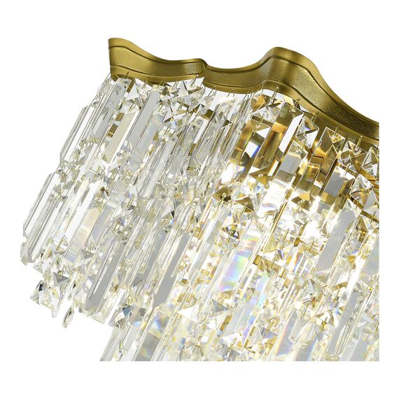 SL1659.302.10 Светильник потолочный ST-Luce Латунь/Прозрачный E14 10*60W OFELIA, изображение 3