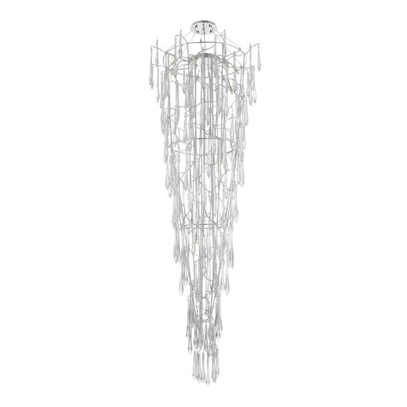 SL1660.103.25 Светильник подвесной ST-Luce Хром/Хром, Прозрачный G9 25*5W 4000K TEARDROPS, изображение 2