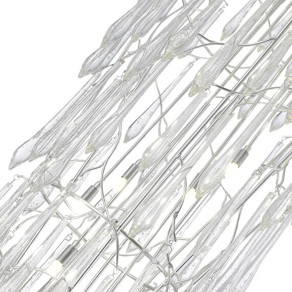 SL1660.103.25 Светильник подвесной ST-Luce Хром/Хром, Прозрачный G9 25*5W 4000K TEARDROPS, изображение 3