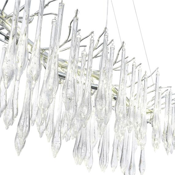 SL1660.113.12 Светильник подвесной ST-Luce Хром/Хром, Прозрачный G9 12*5W 4000K TEARDROPS, изображение 3