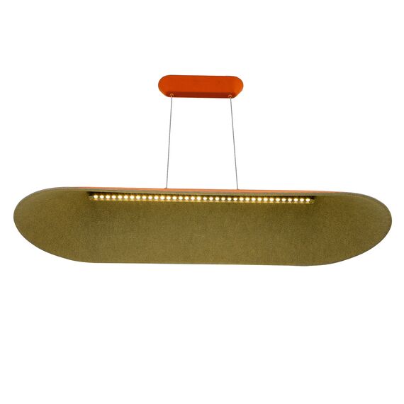 SL3001.823.01 Светильник подвесной ST-Luce Оранжевый,Серый/Оранжевый,Серый LED 1*32W SENTITO, изображение 4