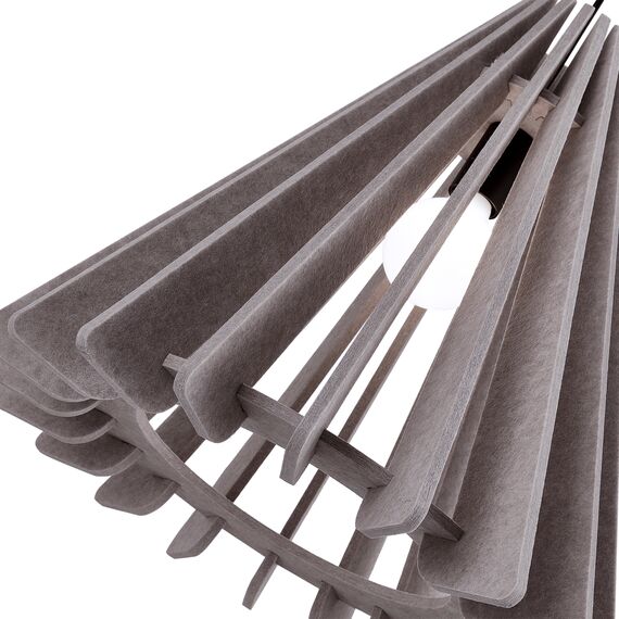 SL3002.403.01 Светильник подвесной ST-Luce Черный/Бежевый E27 1*60W SENTITO, изображение 4