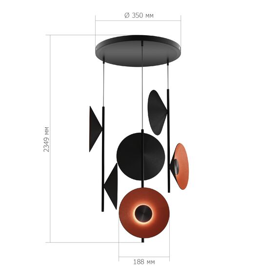 Светильник подвесной ST-Luce SL3003.403.09, изображение 3