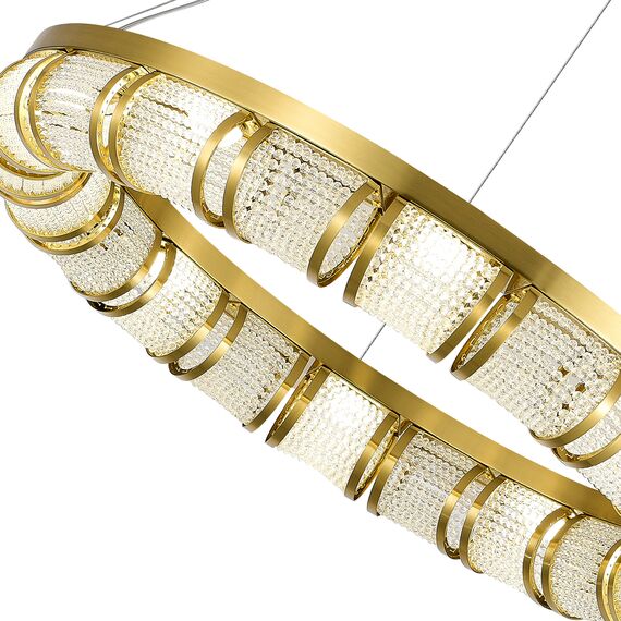 SL6011.303.01 Светильник подвесной ST-Luce Латунь/Прозрачный LED 1*50W ESME, изображение 5