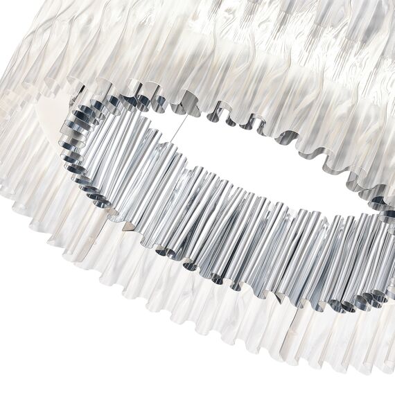 SL6012.103.01 Светильник подвесной ST-Luce Хром/Прозрачный LED 1*64W NAZARE, изображение 3