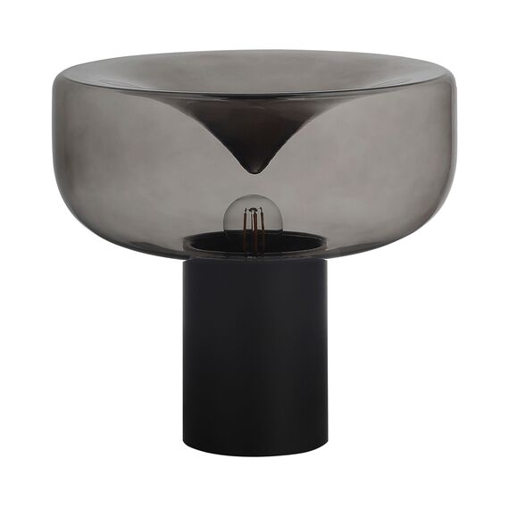 SL6014.404.01 Прикроватная лампа ST-Luce Черный/Дымчатый E27 1*40W RIPPLE, изображение 2