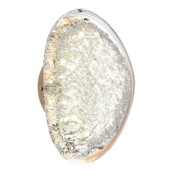 SL6018.203.15 Светильник настенный ST-Luce золотистый / прозрачный LED 1*15W 4000K ENIGMA