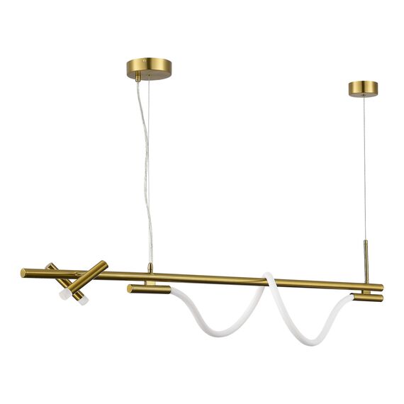 SL6118.303.03 Светильник подвесной ST-Luce Латунь/Латунь LED 2+1*3+11W 4000K MARLOW, изображение 2