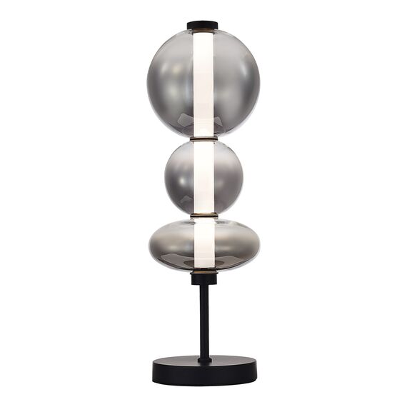 SL6119.404.18 Прикроватная лампа ST-Luce Черный/Дымчато-Серый LED 1*18W 3000K PERLINA, изображение 3