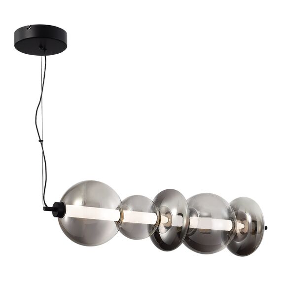 SL6119.413.40 Светильник подвесной ST-Luce Черный/Дымчато-Серый LED 1*40W 3000K PERLINA, изображение 3