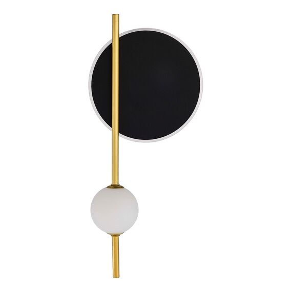 SL6507.431.02 Светильник настенный ST-Luce Шампань, Черный/Белый LED 1+1*9+4W 4000K DALI, изображение 2