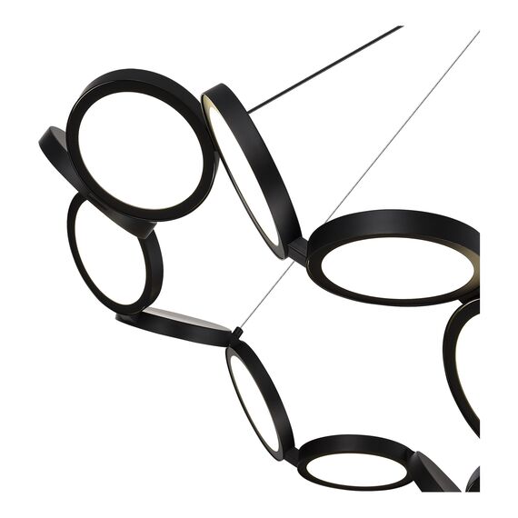 SL6508.403.01 Светильник подвесной ST-Luce Черный/Белый LED 1*60W 4000K RIO, изображение 3