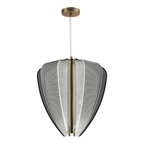 SL6509.213.01 Светильник подвесной ST-Luce Золотистый/Прозрачный LED 1*75W 4000K FESALE, изображение 3