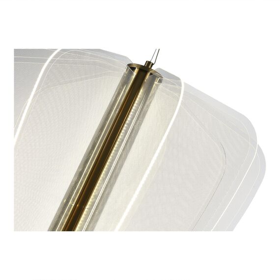 SL6509.213.01 Светильник подвесной ST-Luce Золотистый/Прозрачный LED 1*75W 4000K FESALE, изображение 4