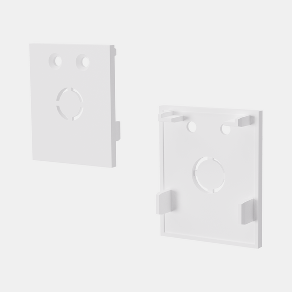 ST069.509.12 Торцевая заглушка SKYFLAT (2 шт) ST-Luce Белый SKYFLAT