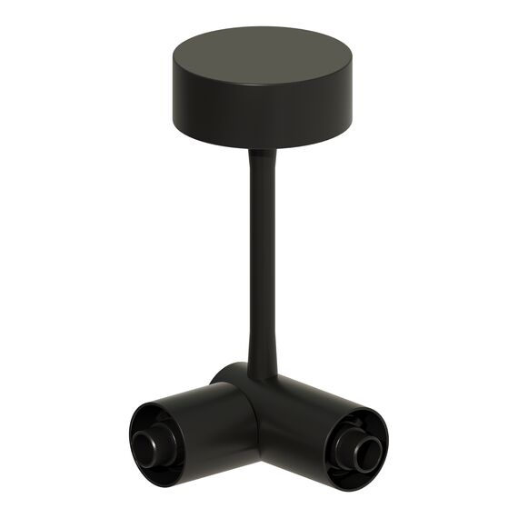 ST1602.439.00 Потолочный токопроводящий угловой соединитель ST-Luce Черный TECHNO, изображение 2