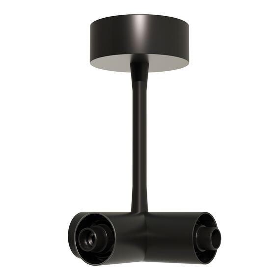 ST1602.459.00 Потолочный токопроводящий Т-коннектор ST-Luce Черный TECHNO, изображение 3