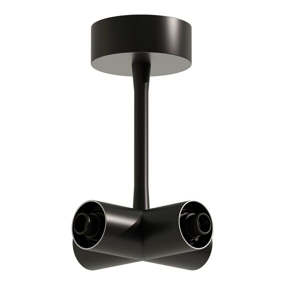 ST1602.469.00 Потолочный токопроводящий X-коннектор ST-Luce Черный TECHNO, изображение 3