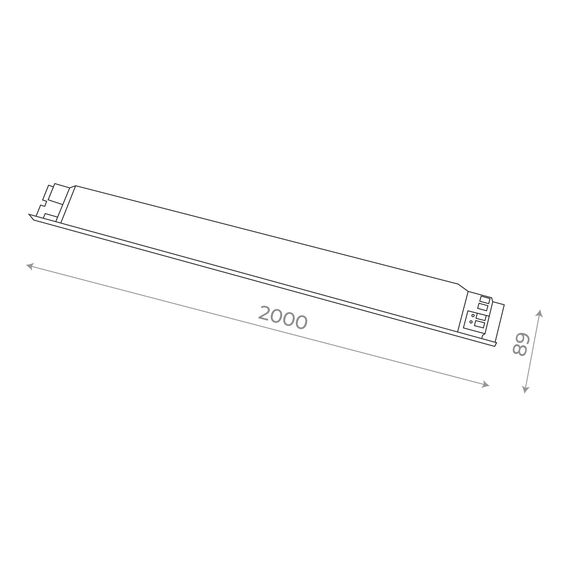 ST1603.048.100 Блок питания ST-Luce 100W TECHNO, изображение 2