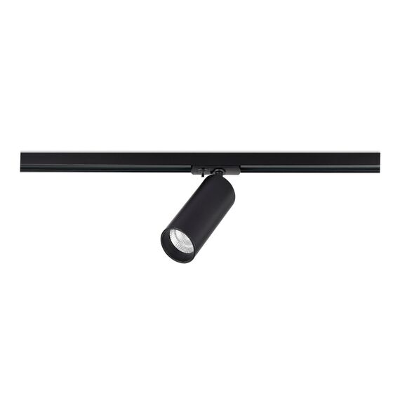 ST382.436.20.TRIAC Св-к трек. Черный LED 1*20W 3000K 1 800Lm Ra>90 24 IP20 DxH- 220V BASE, изображение 2