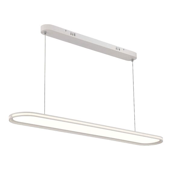 ST615.543.68 Светильник подвесной Белый LED 2*56+12W 4000K 5 780Lm Ra>80  IP20 L1 200xW150xH35 180-2 Подвесные светильники, изображение 3