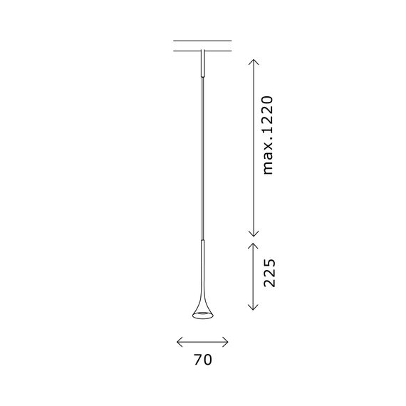 ST688.436.05 Магнитный трековый светильник Черный LED 1*5W 3000K Lm Ra>90  IP20 D70xH225 24V SUPER5, изображение 4