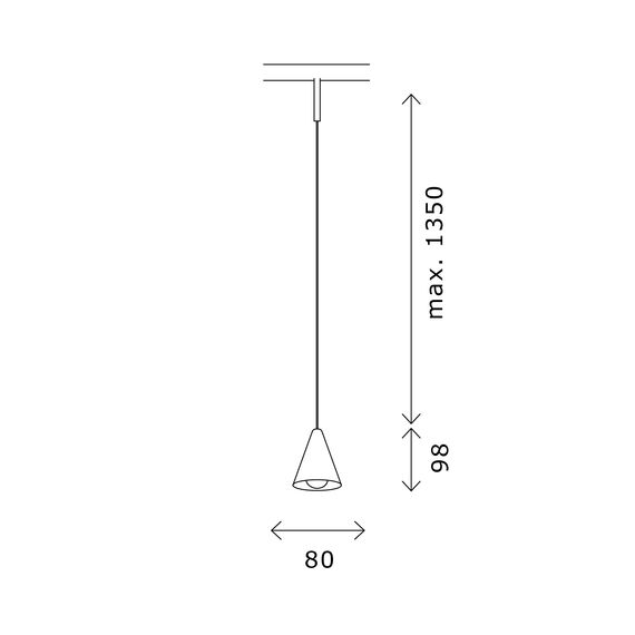 ST689.436.05 Магнитный трековый светильник Черный LED 1*5W 3000K Lm Ra>90 40° IP20 D80xH98 24V SUPER5, изображение 4