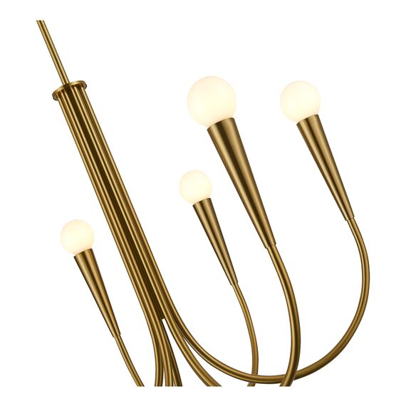 SL1243.303.06 Светильник подвесной ST-Luce Латунь E14 6*60W DUTCHESS, изображение 3