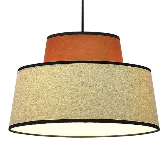 SL1354.423.01 Светильник подвесной ST-Luce Черный/Кирпичный,Бежевый, Черный E27 1*40W JACKIE, изображение 3