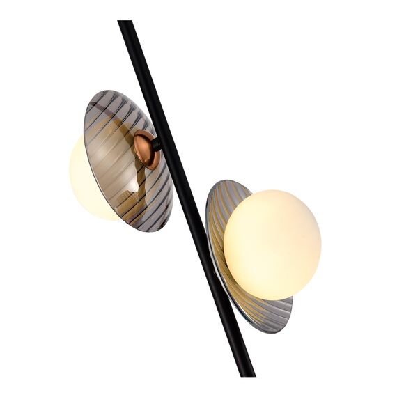 SL1521.403.02 Светильник подвесной ST-Luce Черный/Дымчатый, Белый G9 2*5W 4000K NOON, изображение 3