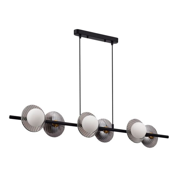 SL1521.403.06 Светильник подвесной ST-Luce Черный/Дымчатый, Белый G9 6*5W 4000K NOON, изображение 2