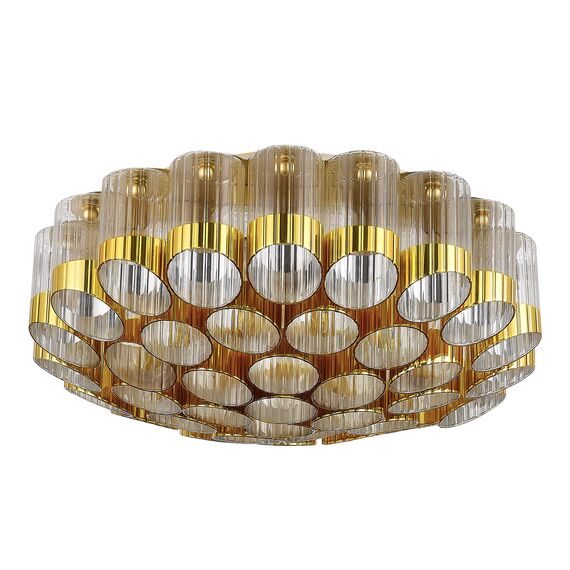 SL1662.302.19 Светильник потолочный ST-Luce Латунь/Латунь, Прозрачный E14 19*60W ACCORD, изображение 2