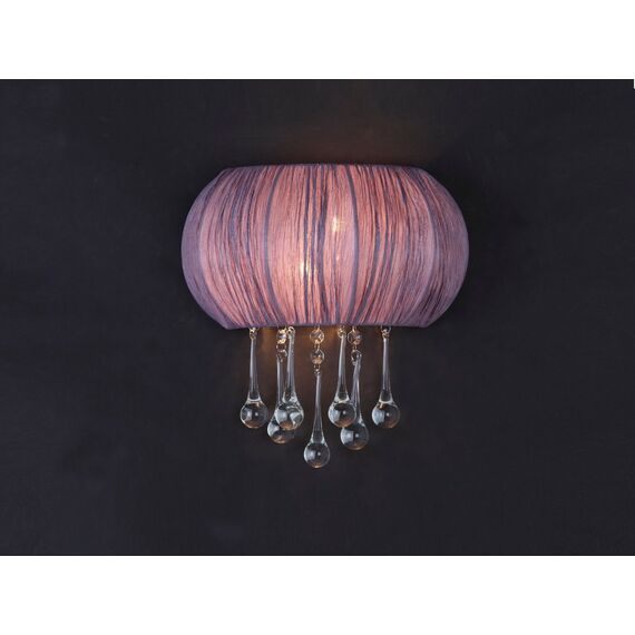 SL350.091.02 Бра ST-Luce Хром/Фиолетовый E14 2*40W PREFERITA, изображение 2