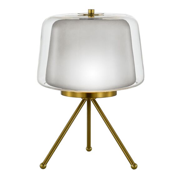 SL6127.314.01 Прикроватная лампа ST-Luce Латунь/Серый, Прозрачный LED 1*16W 3000K PANDORA, изображение 2