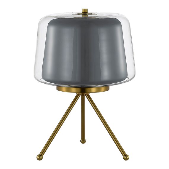 SL6127.314.01 Прикроватная лампа ST-Luce Латунь/Серый, Прозрачный LED 1*16W 3000K PANDORA, изображение 3