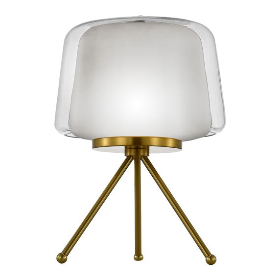 SL6127.314.01 Прикроватная лампа ST-Luce Латунь/Серый, Прозрачный LED 1*16W 3000K PANDORA, изображение 4