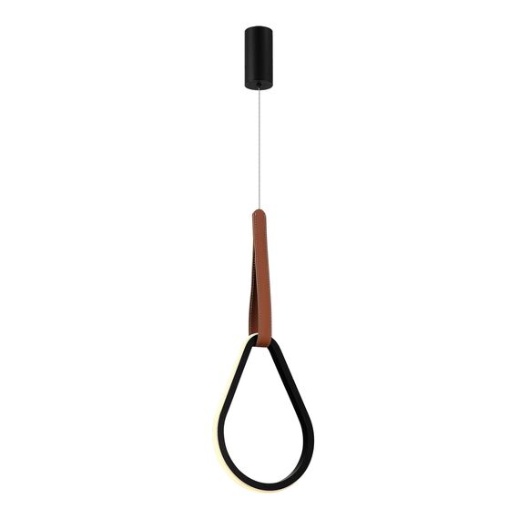 SL6131.413.12 Светильник подвесной ST-Luce Черный/Черный, Терракотовый LED 1*12W 4000K SHAPE, изображение 2
