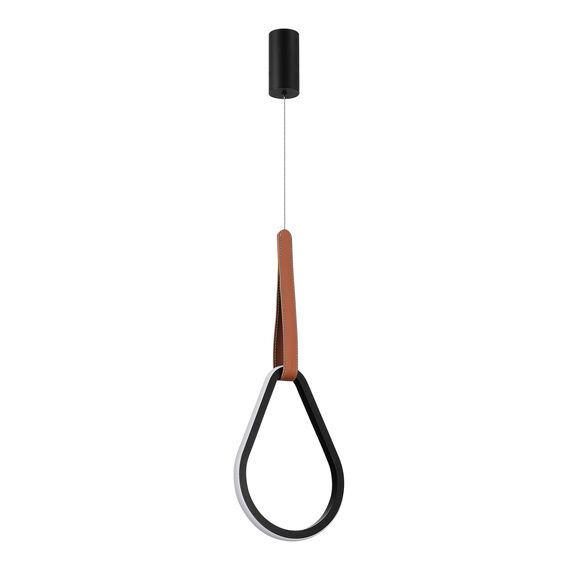 SL6131.413.12 Светильник подвесной ST-Luce Черный/Черный, Терракотовый LED 1*12W 4000K SHAPE, изображение 3