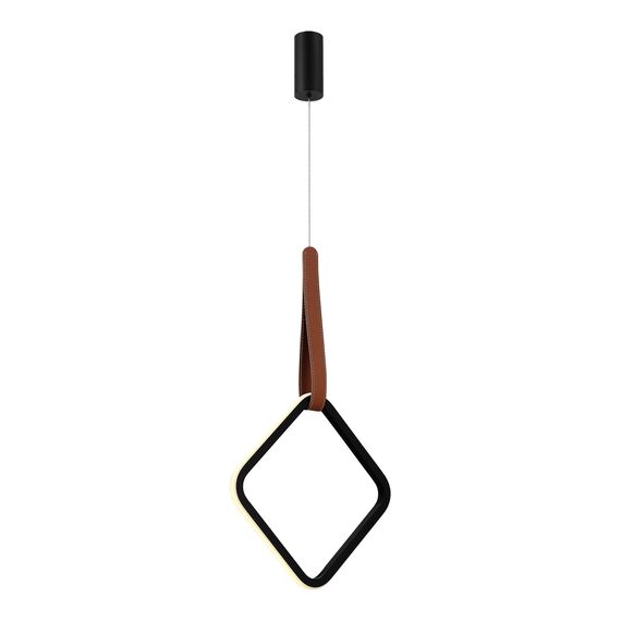 SL6131.423.12 Светильник подвесной ST-Luce Черный/Черный, Терракотовый LED 1*12W 4000K SHAPE, изображение 2