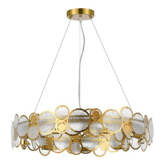 SL6133.303.09 Светильник подвесной ST-Luce Латунь/Прозрачный G9 9*5W 4000K SWATCH, изображение 2