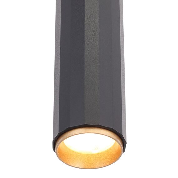 SL6210.403.01 Светильник подвесной ST-Luce Черный/Черный, Золотистый LED 1*7W 3000K LILT, изображение 3