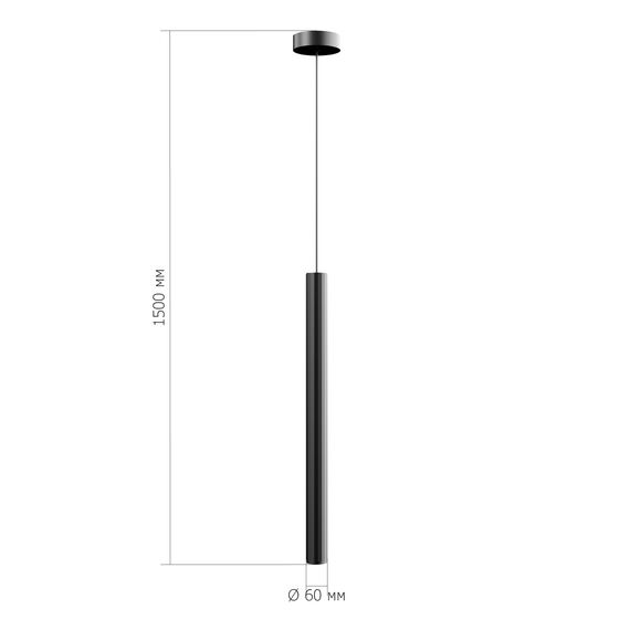 SL6210.403.01 Светильник подвесной ST-Luce Черный/Черный, Золотистый LED 1*7W 3000K LILT, изображение 7