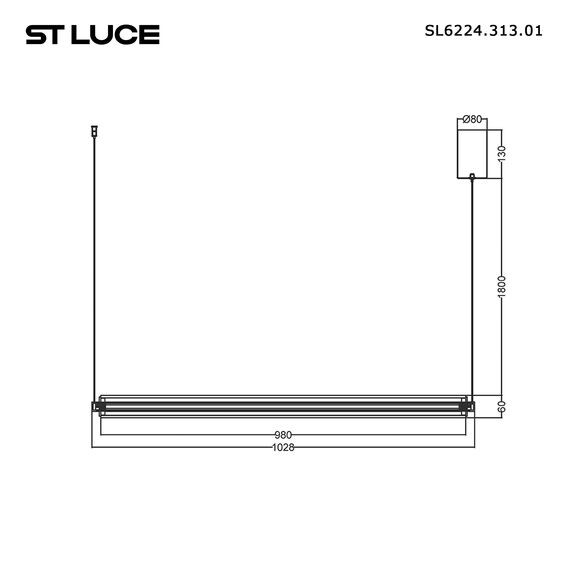 SL6224.313.01 Светильник подвесной ST-Luce Латунь/Прозрачный LED 1*30W 4000K BAMBOO, изображение 5