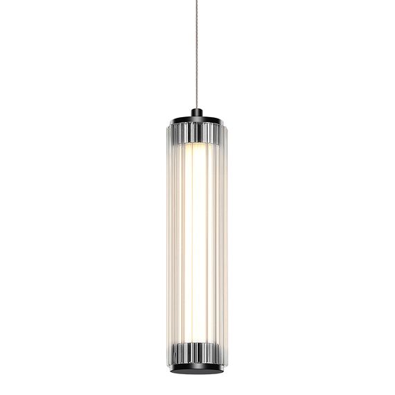 SL6224.403.01 Светильник подвесной ST-Luce Черный/Прозрачный LED 1*8W 4000K BAMBOO, изображение 3