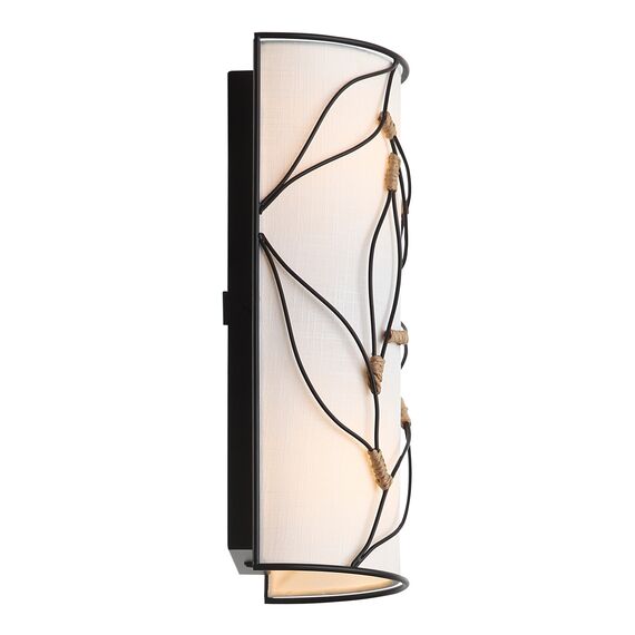 SL6228.401.02 Светильник настенный ST-Luce Черный/Бежевый E27 2*60W ROOT, изображение 4