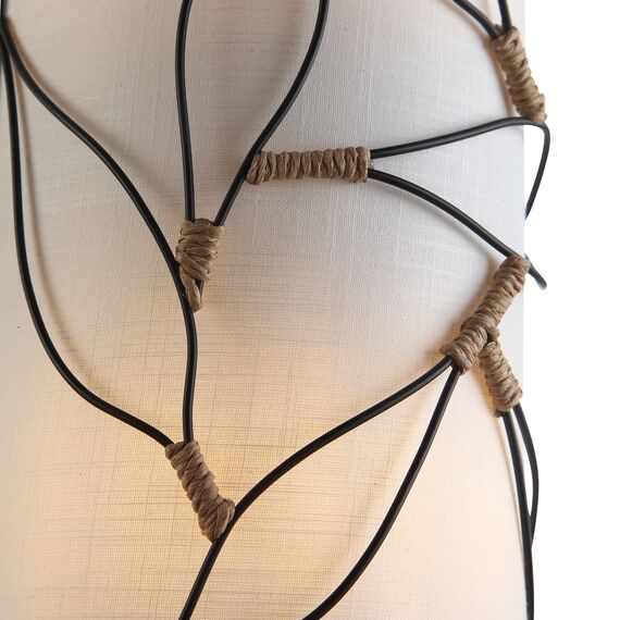 SL6228.401.02 Светильник настенный ST-Luce Черный/Бежевый E27 2*60W ROOT, изображение 5