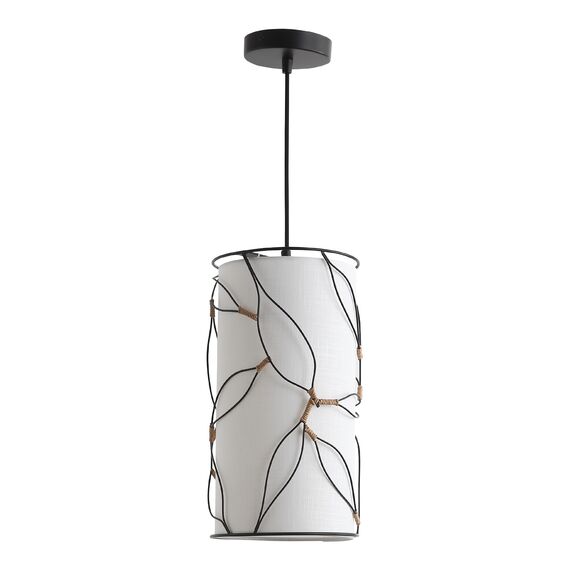 SL6228.403.01 Светильник подвесной ST-Luce Черный/Бежевый E27 1*60W ROOT, изображение 2