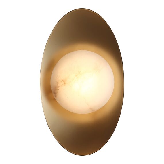 SL6229.211.01 Светильник настенный ST-Luce Золотистый/Алебастр LED 1*7W 3000K PEARL, изображение 5