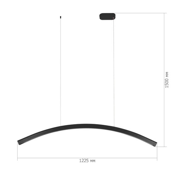 SL6232.413.01 Светильник подвесной ST-Luce Черный/Черный LED 1*20W 4000K HARMONY, изображение 2